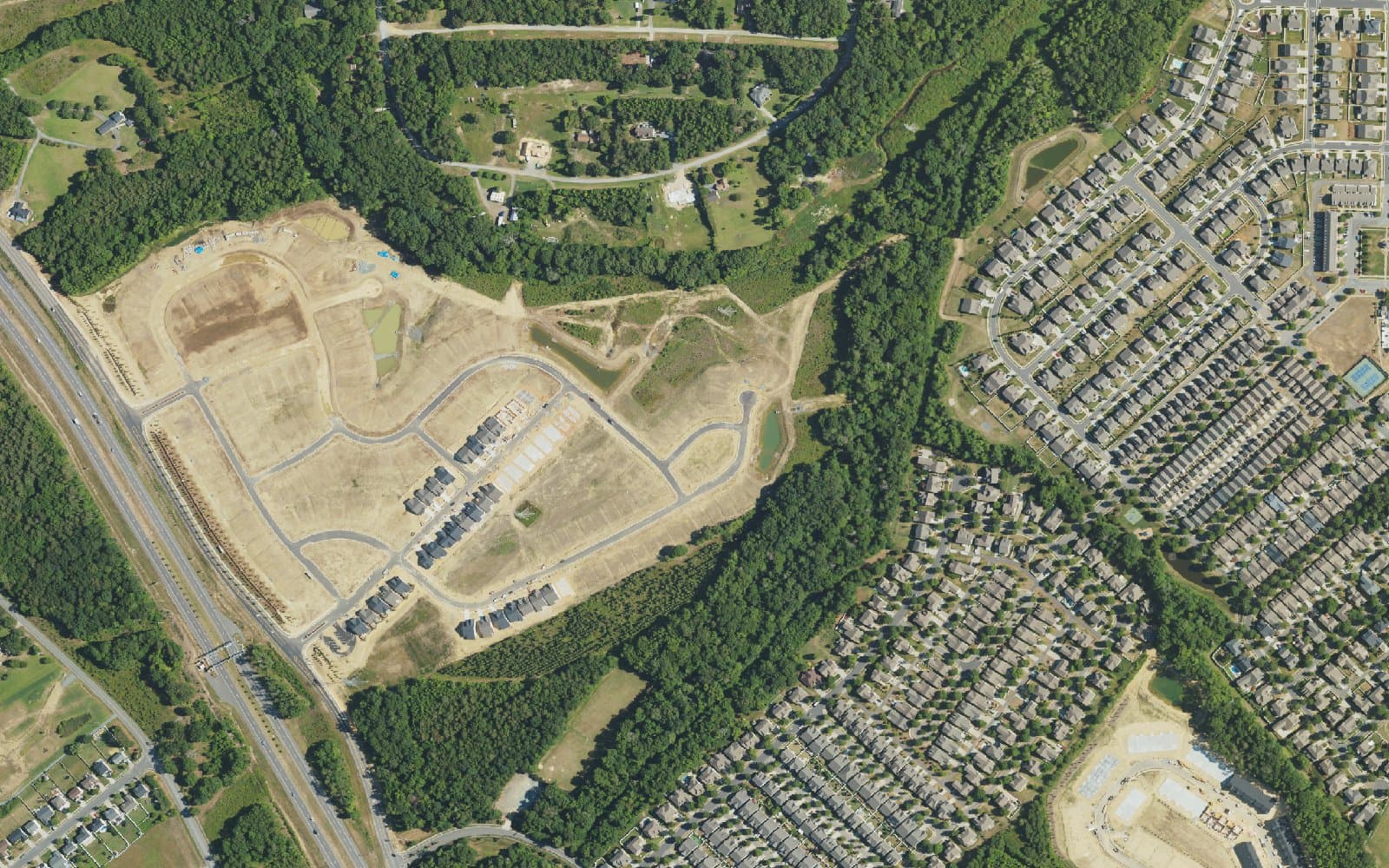 Aerial photograph of Esplanade at Northgate and the surrounding area