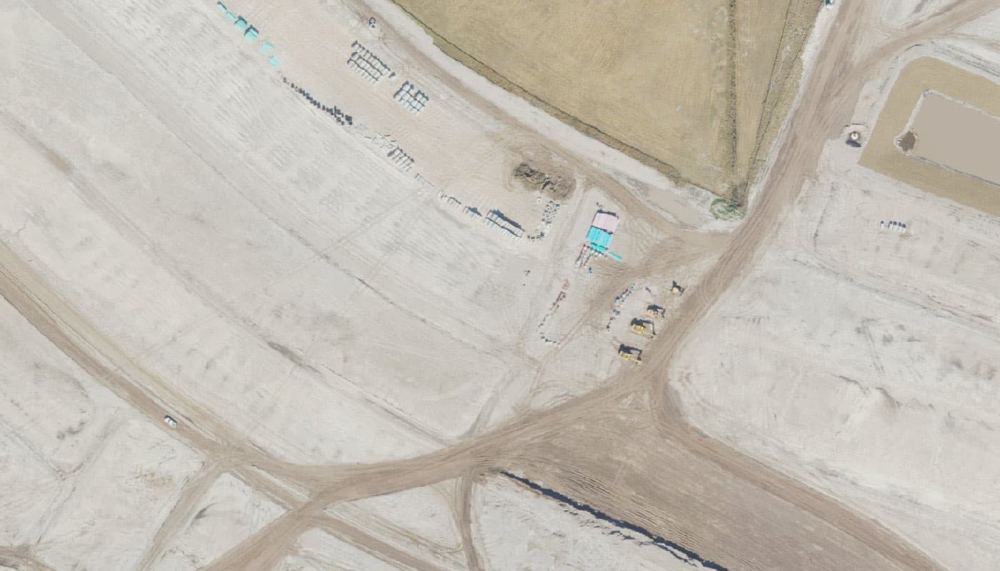 Aerial photograph of the clubhouse and amenities at Tohoqua Reserve